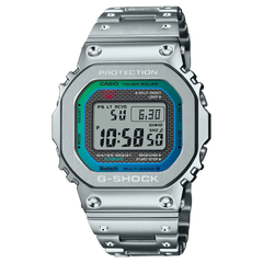 Casio G-Shock Metal GMW-B5000PC-1DR Blue Dial Stainless Steel Men's Watch