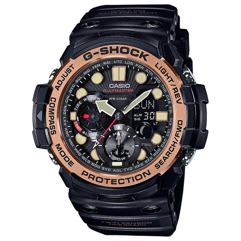 Casio G-Shock GN-1000RG-1ADR Black Dial Resin Men's Watch