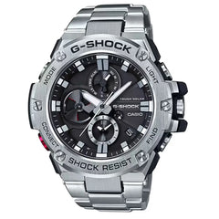 Casio G-Shock Analog  GST-B100D-1ADR Black Dial Stainless Steel Men's Watch