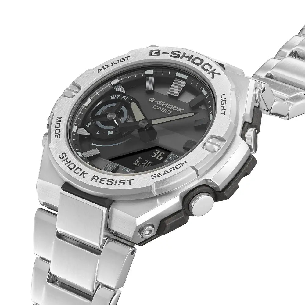 G-Shock G-Steel GST-B500D-1A1DR Black Dial Stainless Steel Men's Watch