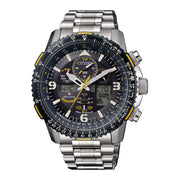 Citizen Promaster Blue Angels JY8078-52L Skyhawk AT Eco-Drive Atomic Timekeeping Blue Dial 45.4mm Stainless Steel Men's Watch