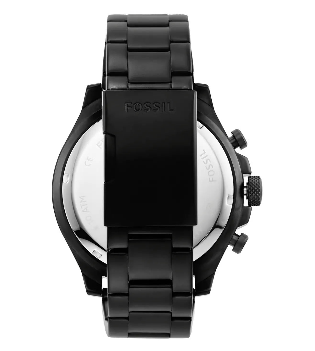 Fossil Latitude FS5754 Chronograph Black Dial Stainless Steel Men's Watch