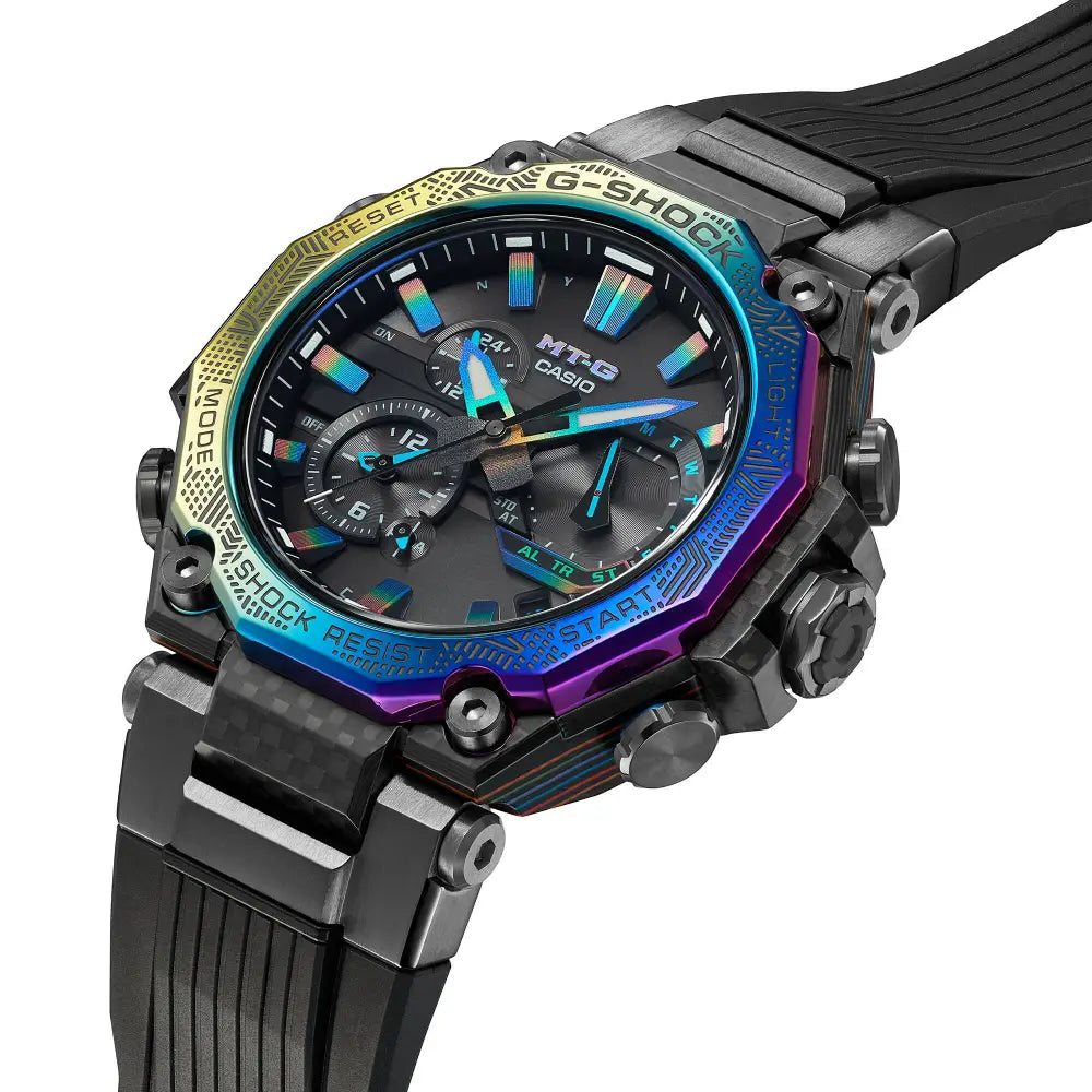 G-Shock MTG-B2000YR-1ADR Smartphone Link Solar-Powered Black Dial Stainless Steel Men's Watch