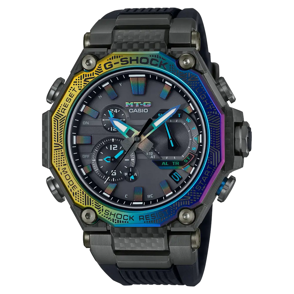 G-Shock MTG-B2000YR-1ADR Smartphone Link Solar-Powered Black Dial Stainless Steel Men's Watch