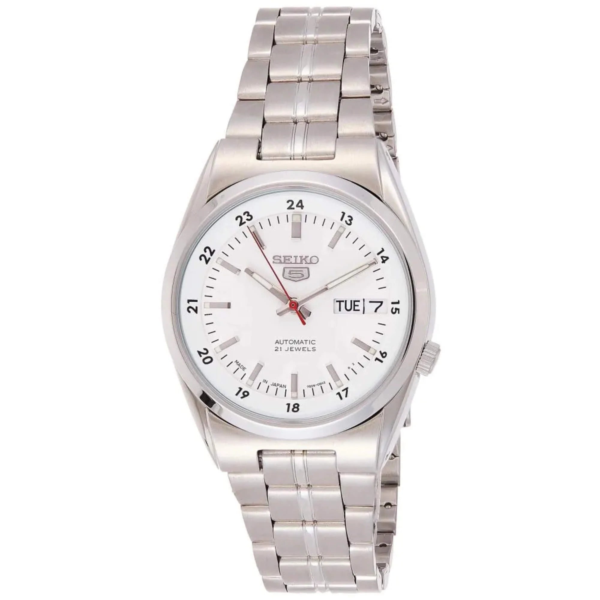 Seiko 5 SNK559J1 21 Jewels Silver Dial Stainless Steel Men's Watch