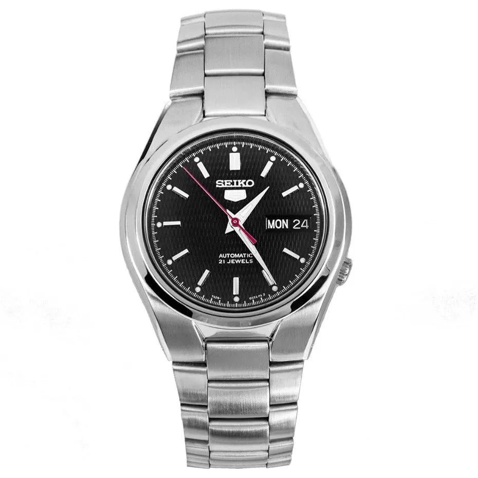 Seiko 5 SNK607K1 Automatic Black Dial Stainless Steel Men's Watch