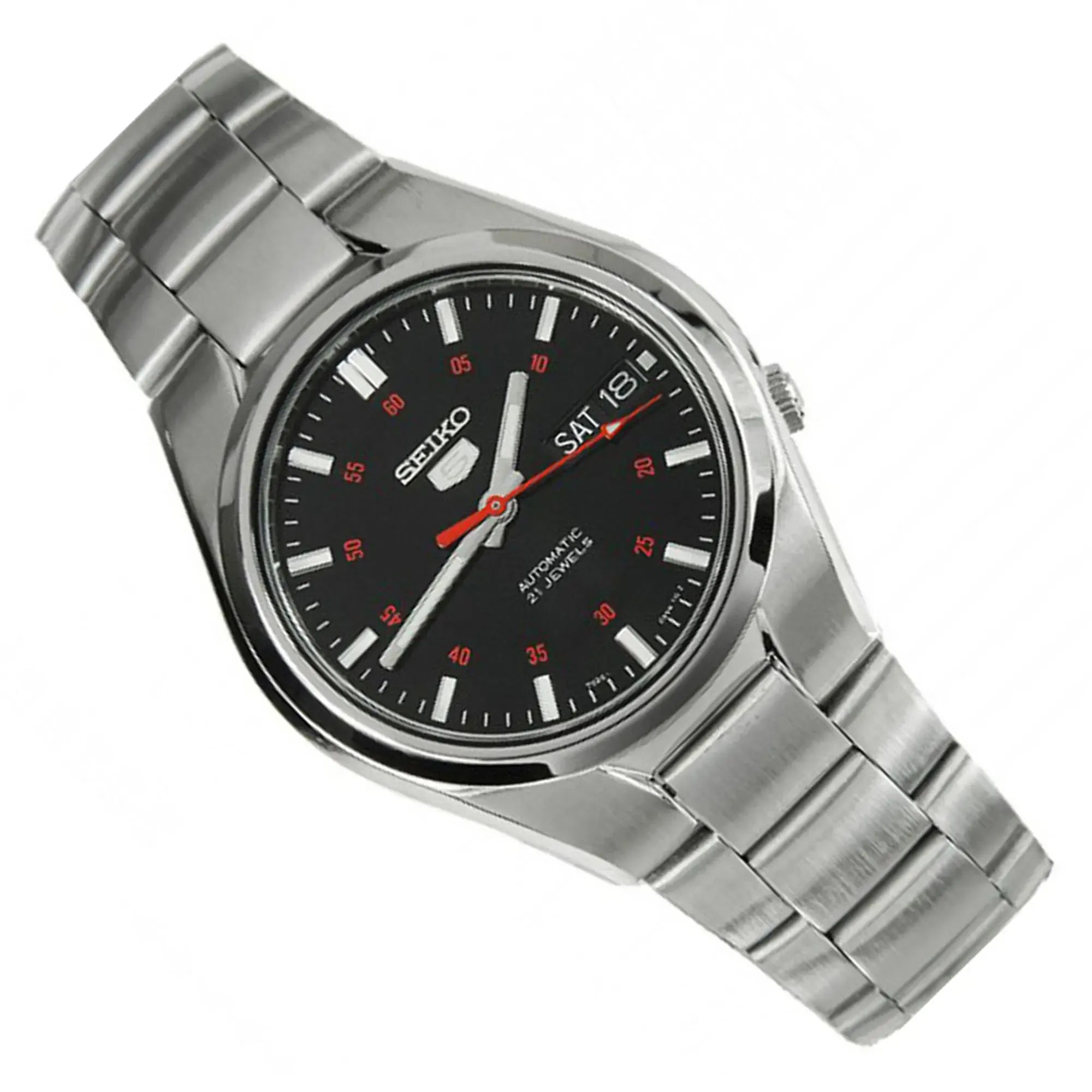 Seiko 5 SNK617K1 Automatic Black Dial Stainless Steel Men’s Watch