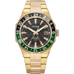 Citizen Series 8 GMT NB6033-51E Black Dial 41mm Stainless Steel Men's Watch