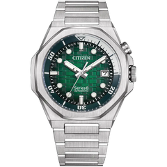 Citizen Series 8 green dial NB6060‑58X automatic watch – MonaWatch