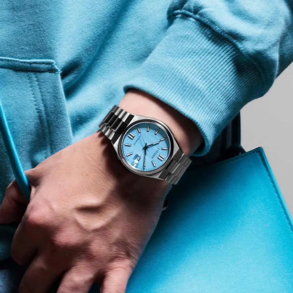 Citizen NJ0151-53L sky blue dial automatic men's watch – MonaWatch Citizen NJ0151-53L sky blue dial automatic men's watch – MonaWatch