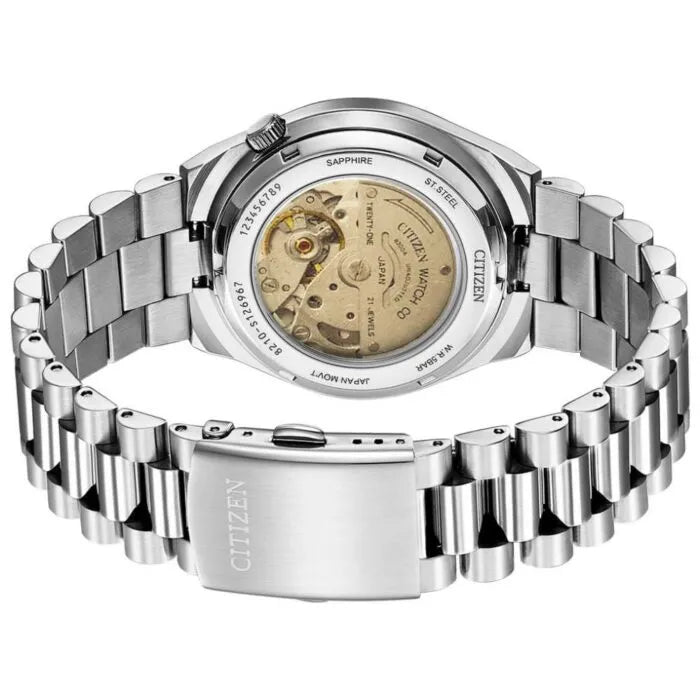 Citizen Tsuyosa NJ0158-89Y Automatic Warm Sand Dial Stainless Steel Men's Watch