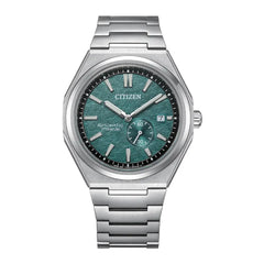 Citizen NJ0180-80X teal blue dial titanium men's watch – MonaWatch