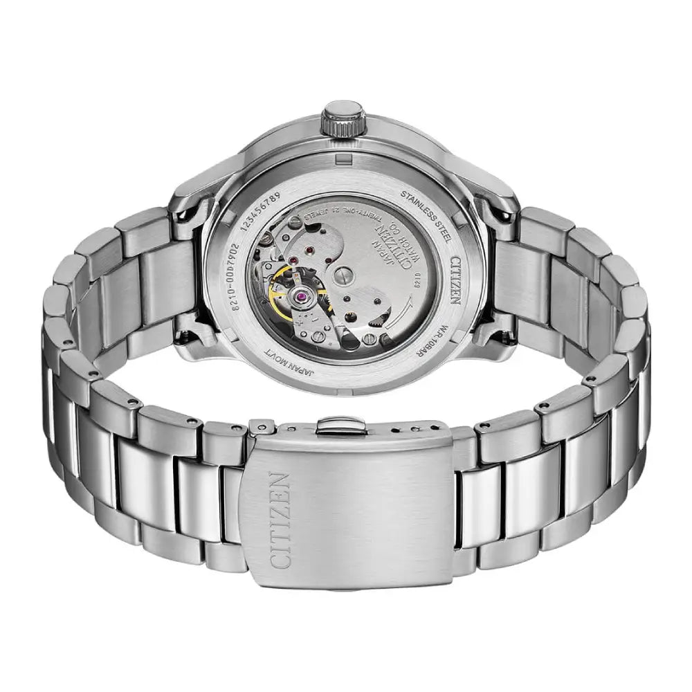 Citizen Automatic NJ0191-83A White Dial Stainless Steel Men's Watch