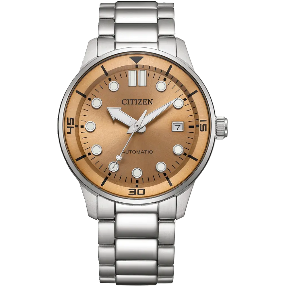 Citizen Automatic NJ0191-83X Brown Dial Stainless Steel Men's Watch