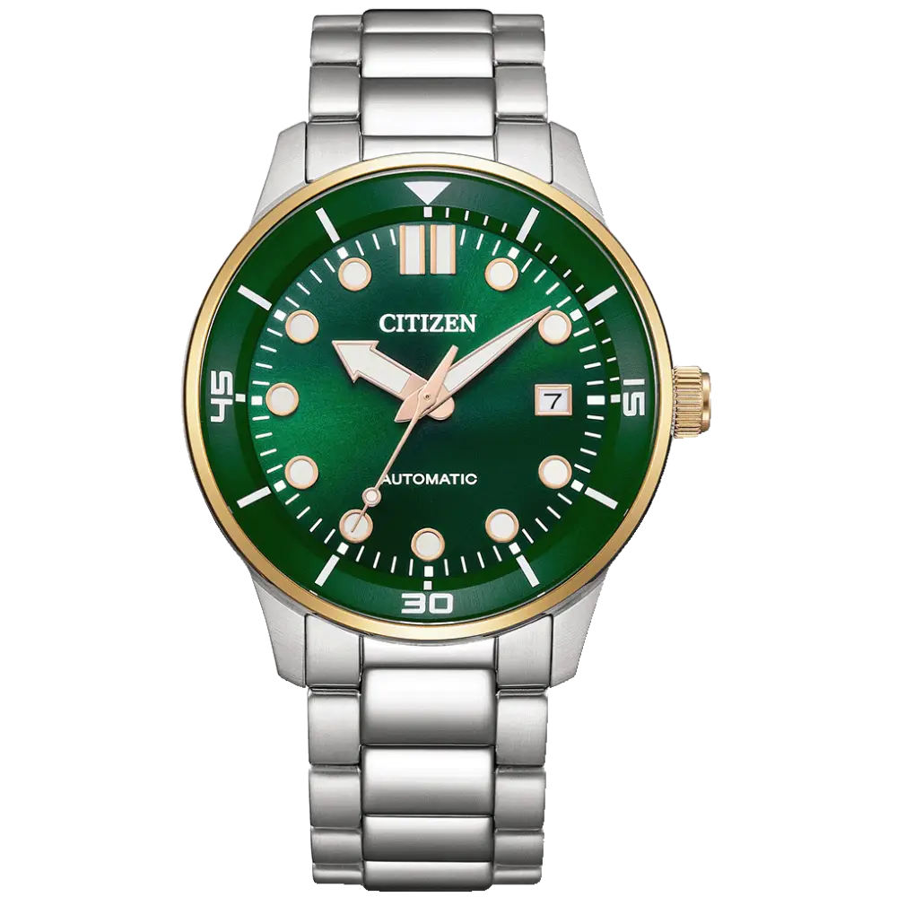 Citizen Automatic NJ0196-80X Green Dial Stainless Steel Men's Watch