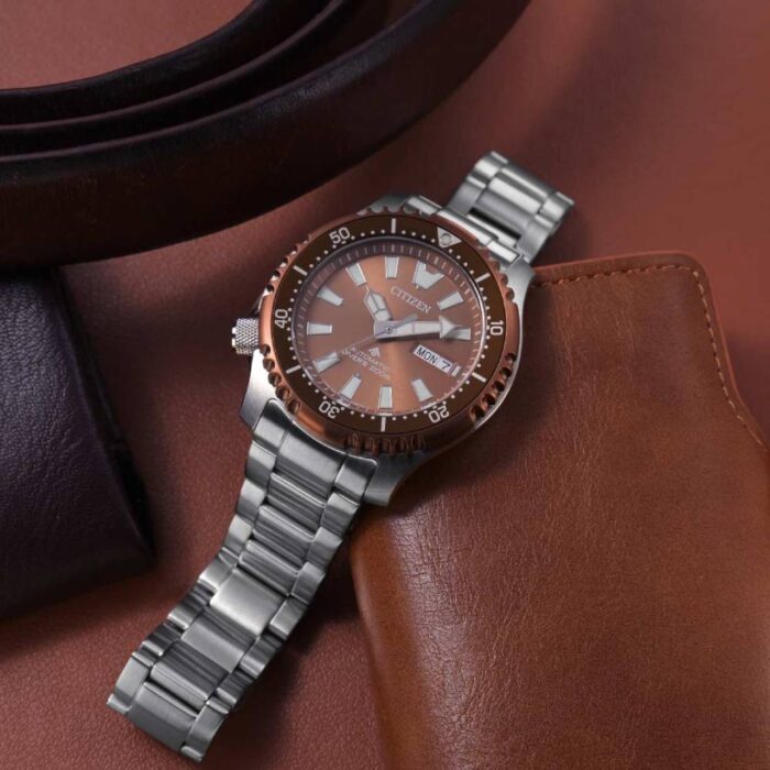 Citizen Promaster Dive Automatic NY0164-65X Copper Dial Stainless Steel Men's Watch