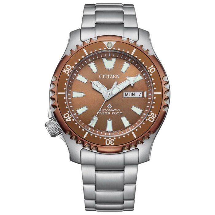 Citizen Promaster Dive Automatic NY0164-65X Copper Dial Stainless Steel Men's Watch