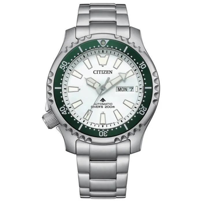 Citizen Promaster Automatic NY0168-64A White Dial Stainless Steel Men's Watch