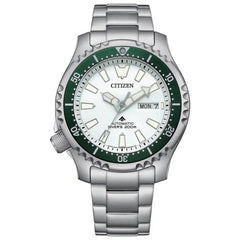 Citizen Promaster NY0168-64A white dial automatic watch – MonaWatch