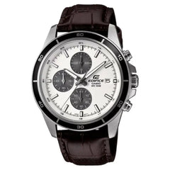 Casio Edifice Standard Chronograph EFR-526L-7AVUDF White Dial Stainless Steel Men's Watch