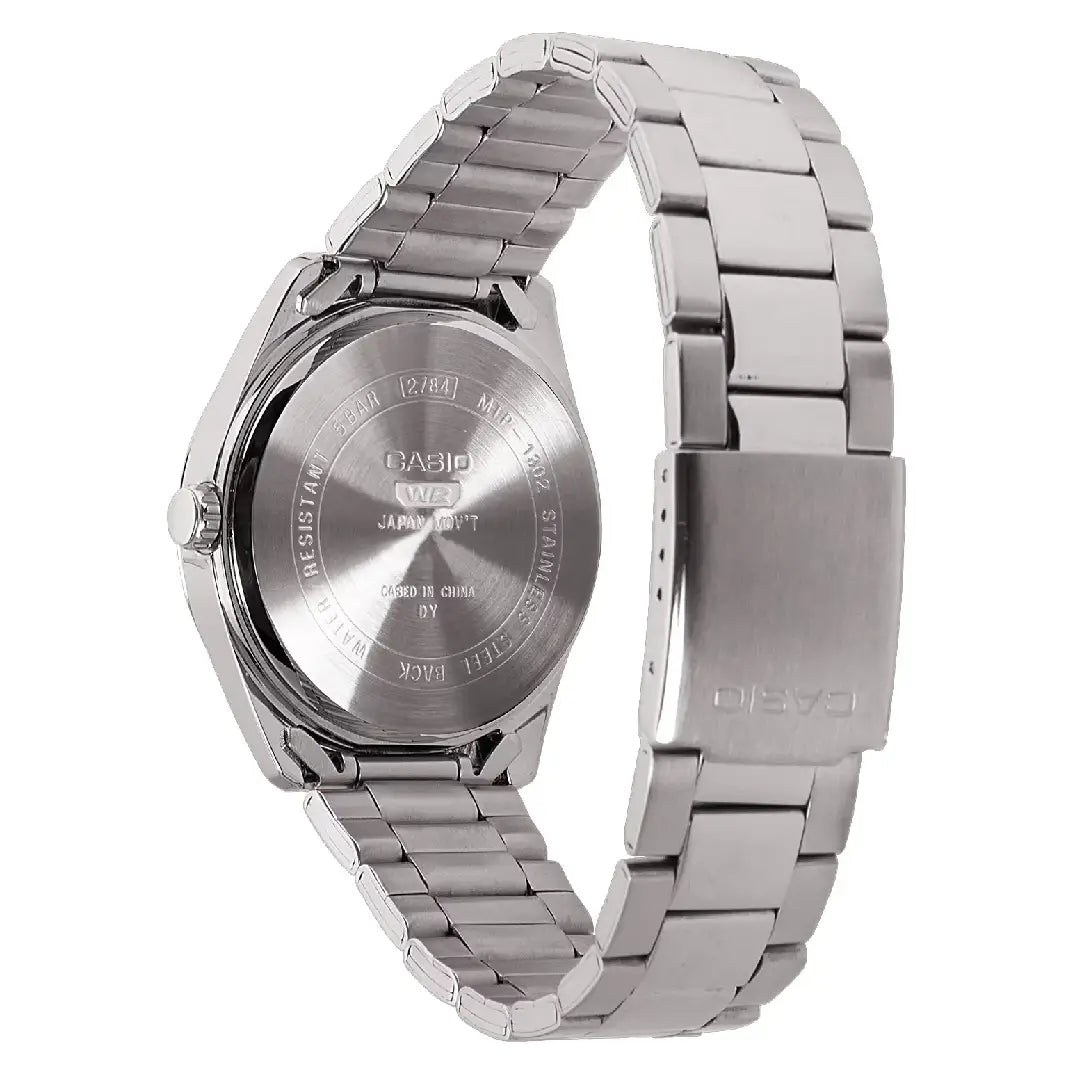 Casio Classic MTP-1302PD-2A2 "Rare" Analog Tiffany Dial Stainless Steel Men's Watch