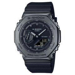 Casio G-Shock GM-2100BB-1ADR Black Dial Resin Strap Men's Watch