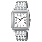 Casio Collection Analog MTP-B190D-7BVDF White Dial Stainless Steel Men's Watch