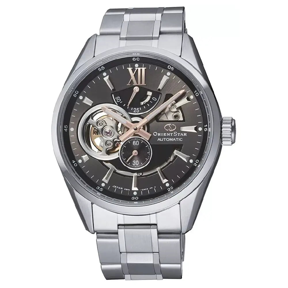 Orient Star RE-AV0004N Automatic Open Heart Grey Dial 41mm Stainless Steel Men's Watch