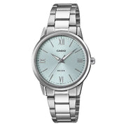 Casio Classic Analog LTP-1303DD-2A Blue Dial Stainless Steel Women's Watch