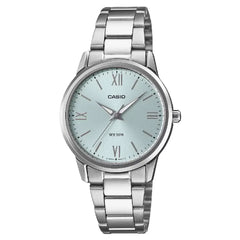 Casio Classic Analog LTP-1303DD-2A Blue Dial Stainless Steel Women's Watch