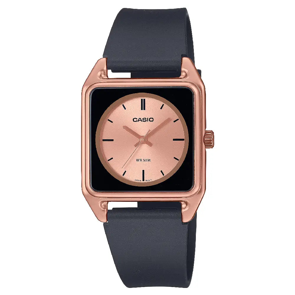 Casio Collection Analog MTP-B170-5EVDF Pink Dial Resin Strap Men's Watch