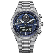 Citizen Promaster Skyhawk JV2000-51L U830 43mm blue dial stainless steel