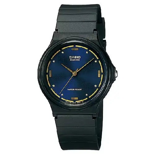Casio Collection Analog MQ-76-2ALDF Blue Dial Resin Strap Men's Watch
