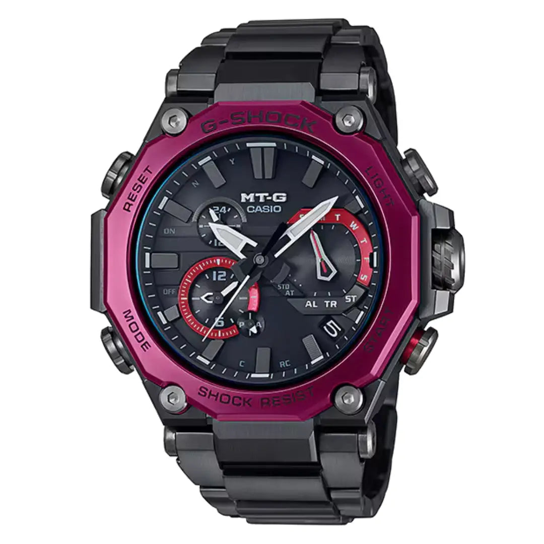 Casio G-Shock MTG-B2000BD-1ADR Black Dial Stainless Steel & Resin Composite Strap Men's Watch