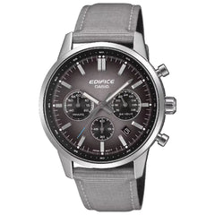 Casio Edifice EFR-575C-8A Grey Gradient Dial 40.5mm Cloth/Leather Men's Watch