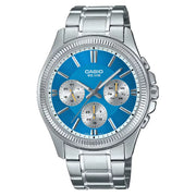 Casio MTP-1375D-2A2VDF blue dial stainless steel men’s watch