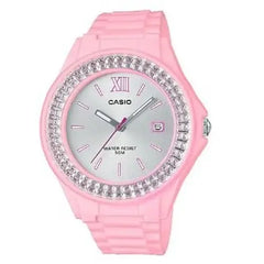 Casio Youth Analog LX-500H-4E4VDF Silver Dial Resin Strap Women's Watch
