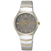 Seiko SUR616P1 Neo Classic grey dial gold-tone 29mm women's watch