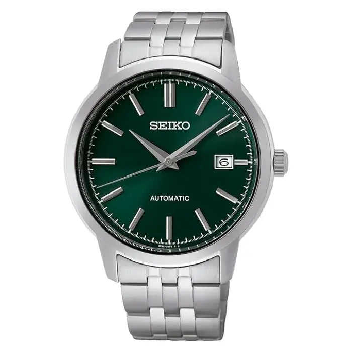 Seiko SRPH89K1 Dress Watch Automatic Green Dial Stainless Steel Men's Watch