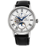 Orient Star RE-AY0106S00B white dial 41mm stainless steel automatic men’s watch moon phase open heart