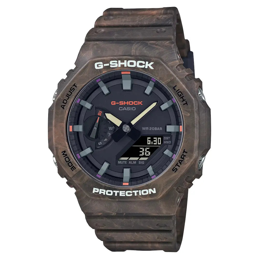 Casio G Shock GA-2100FR-5A Limited Edition Analog-Digital Gray Dial Resin Strap Men's Watch