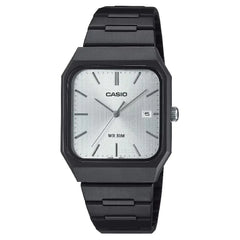Casio Collection Analog MTP-B185B-7AVDF Silver Dial Stainless Steel Men's Watch
