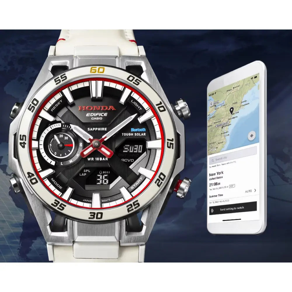 Casio Edifice ECB-2300HR-1 Honda Racing Watch – MonaWatch