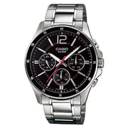 Casio MTP-1374D-1AVDF black dial stainless steel men’s watch