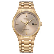 Citizen Eco Drive BM7653-50Q rose gold dial 40mm stainless steel men’s watch