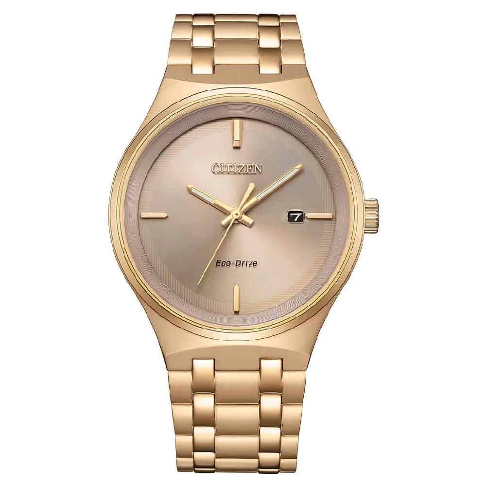Citizen Eco Drive BM7653-50Q rose gold dial 40mm stainless steel men’s watch