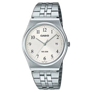 Casio Collection Analog MTP-B145D-7BV White Dial Stainless Steel Men's Watch