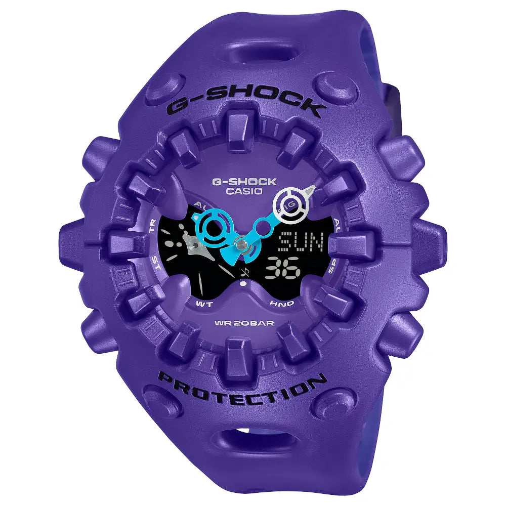 Casio G Shock GA-V01-2ADR “Alien Eyes” Analog-Digital Purple Dial Resin Strap Men's Watch