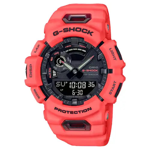 Casio G Shock G-SQUAD Analog-Digital GBA-900-4A Orange Dial Resin Strap Men's Watch