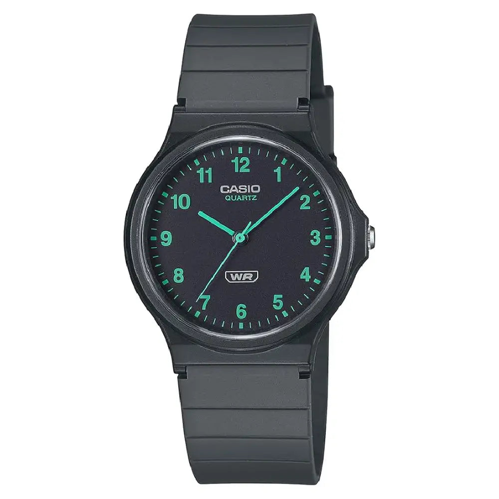 Casio Collection Analog MQ-24B-8BDF Grey Dial Resin Strap Unisex Watch